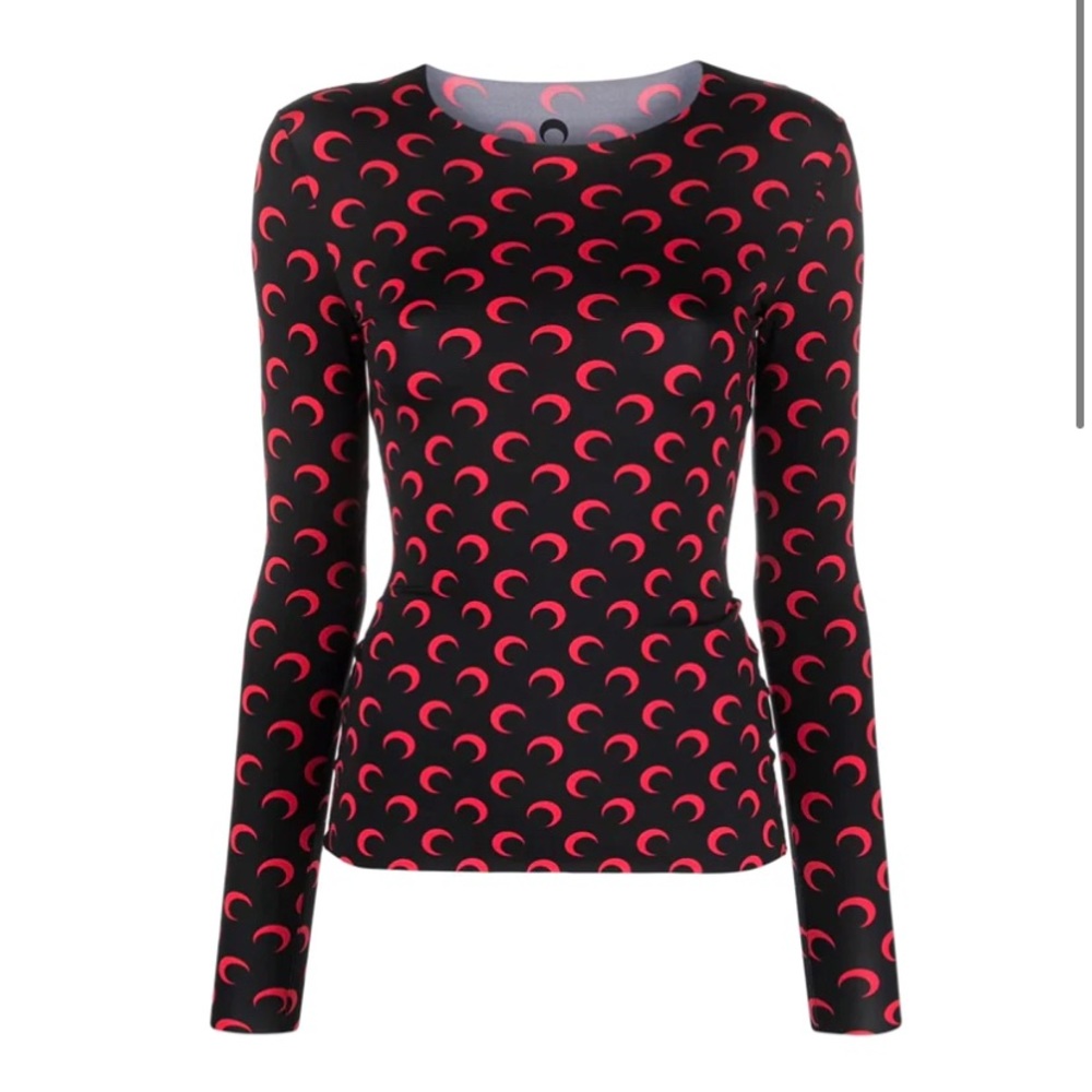 MARINE SERRE SECOND SKIN MOON TOP